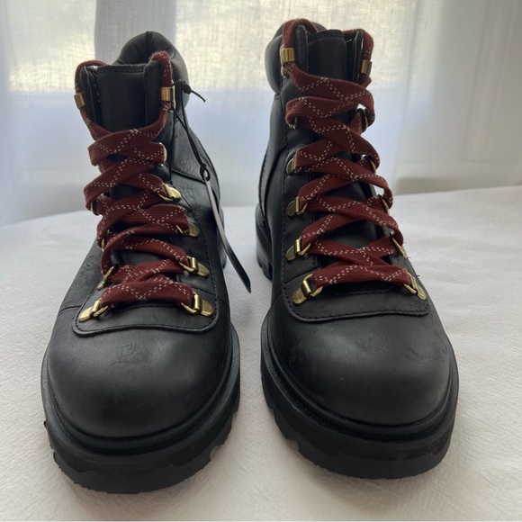 Sorel WOMEN'S LENNOX™ LACE STKD BOOT in Black Size 8 New - Picture 2 of 10